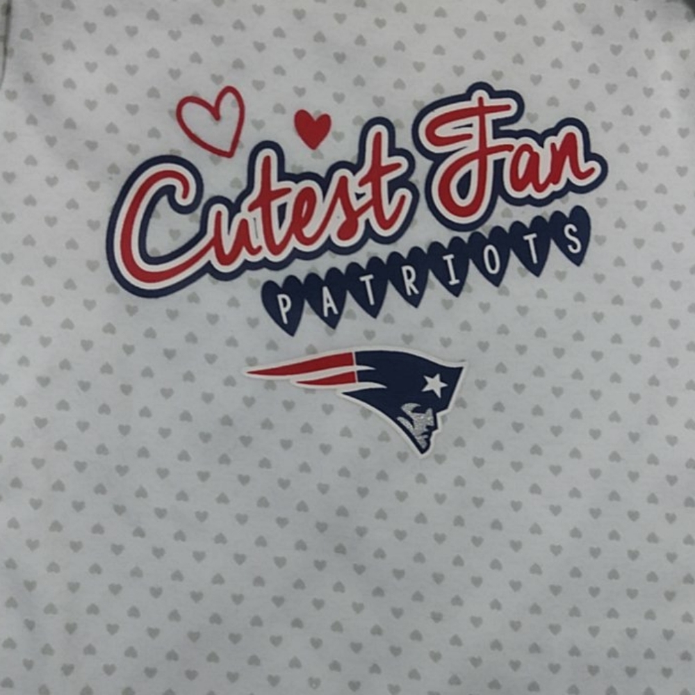 NWOT Baby Girls NFL 2 Pack Onsies - Picture 2 of 8